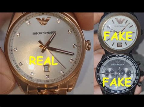 armani 5857 fake|how to check armani watches.